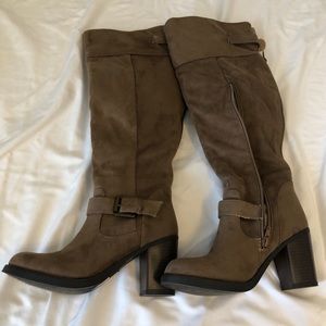 Brown Knee Boots